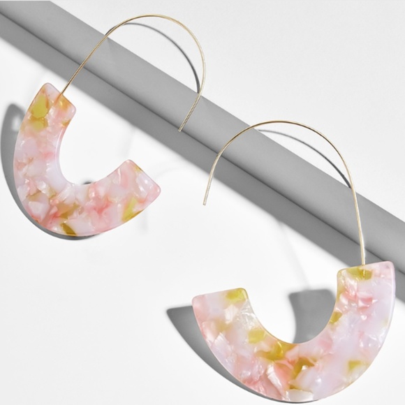 Indian Way Co Jewelry - Bauble Bar Style Faidra Pink Drop Earrings NEW